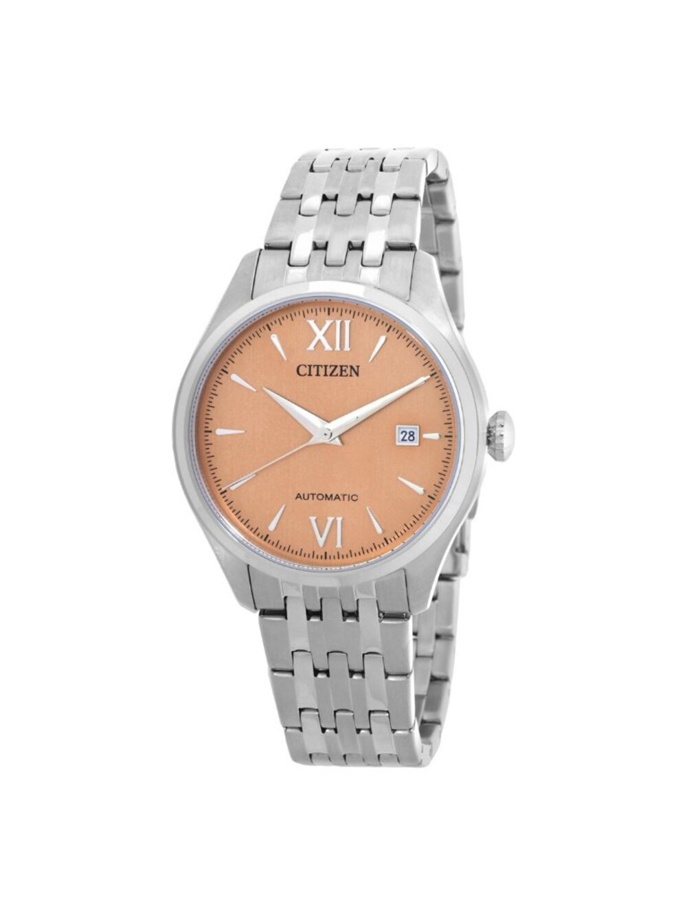 NWT Citizen Mechanical Automatic Orange Dial Men's Watch